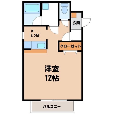 宇都宮駅 バス10分  今泉新町下車：停歩1分 1階の物件間取画像